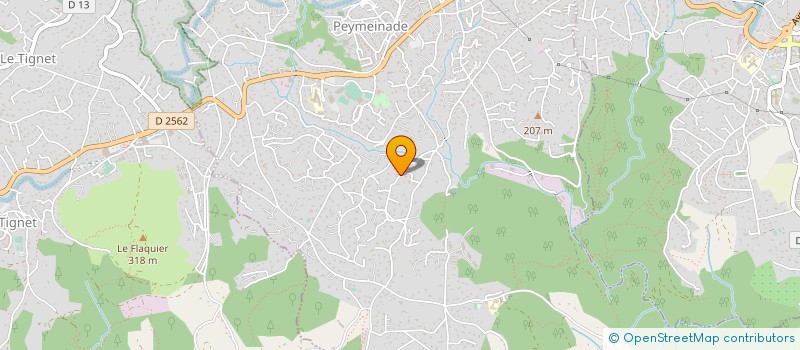 localisation de l'entreprise L AME DES JARDINS à PEYMEINADE