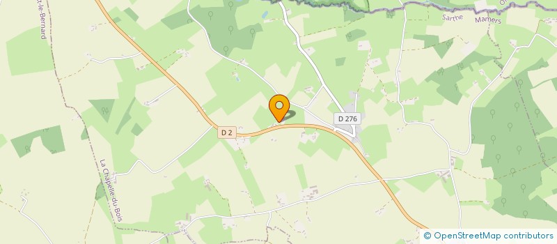 localisation de l'entreprise L'AME DES SIECLES  SAINT AUBIN DES COUDRAIS