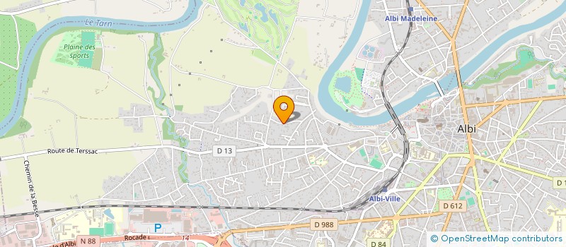 localisation de l'entreprise L'AME DES VOLUTES à ALBI