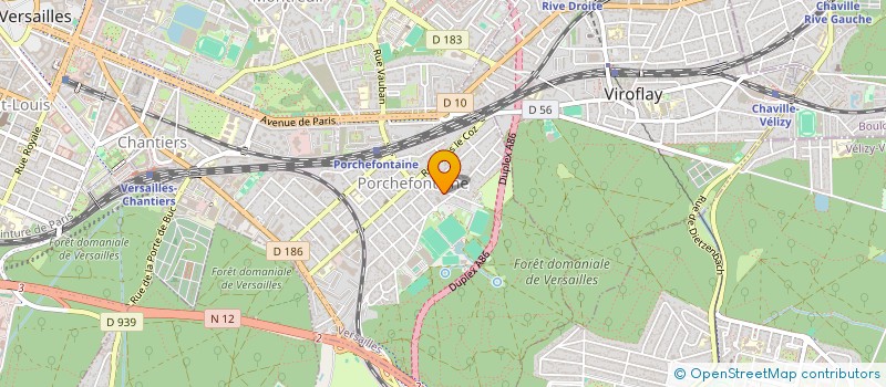 localisation de l'entreprise L'AME DU SUD VOYAGES à VERSAILLES