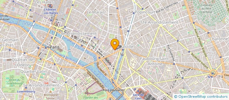 localisation de l'entreprise L'AME DU VITRAIL MPB à PARIS