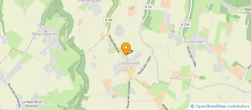 localisation de l'entreprise L'AME DU VOIS  VILLAINVILLE