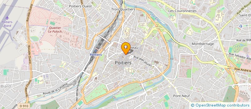 localisation de l'entreprise L'AME'ETHISME  POITIERS