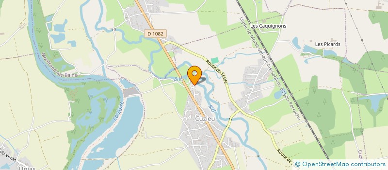 localisation de l'entreprise L'AME'R  CUZIEU