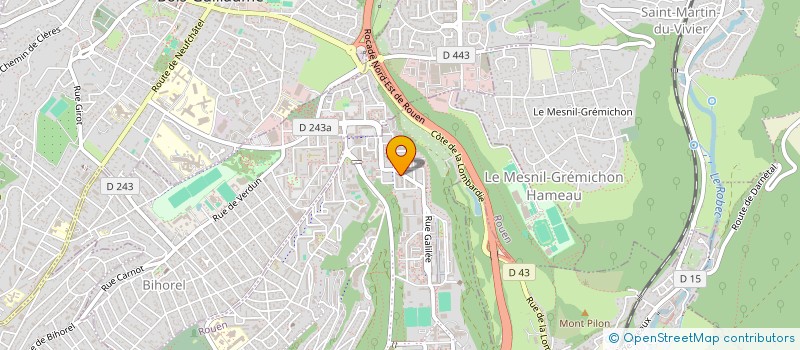 localisation de l'entreprise L AME UN TENDUE  ROUEN