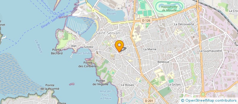 localisation de l'entreprise L'AMELIA à SAINT-MALO