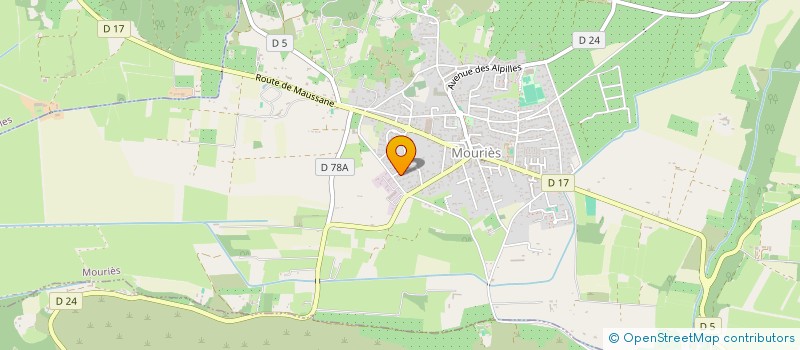 localisation de l'entreprise L'AMELISE  MOURIES