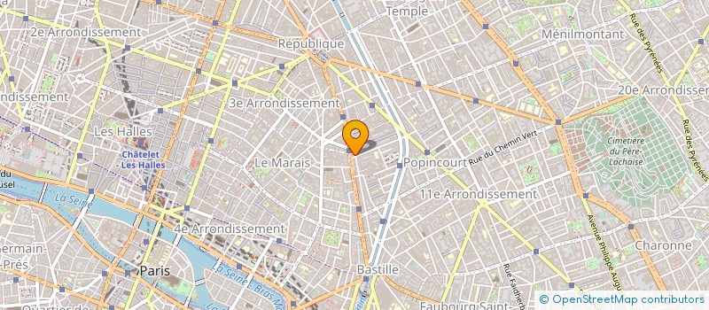 localisation de l'entreprise L'AMELOT  PARIS