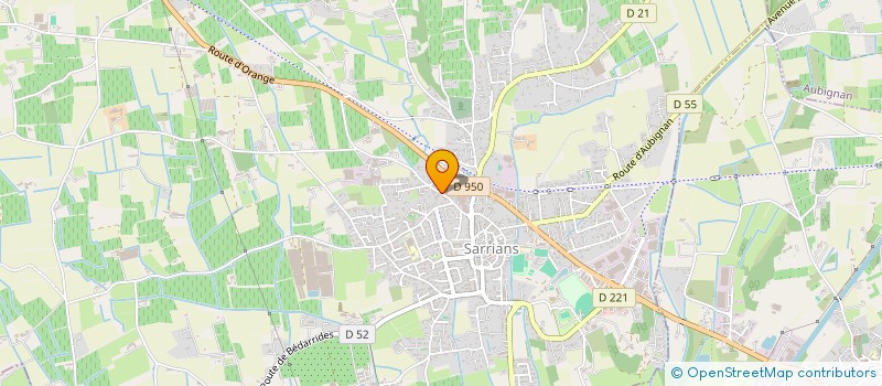 localisation de l'entreprise L'AMENAGEUR BOIS UTILITAIRES  SARRIANS