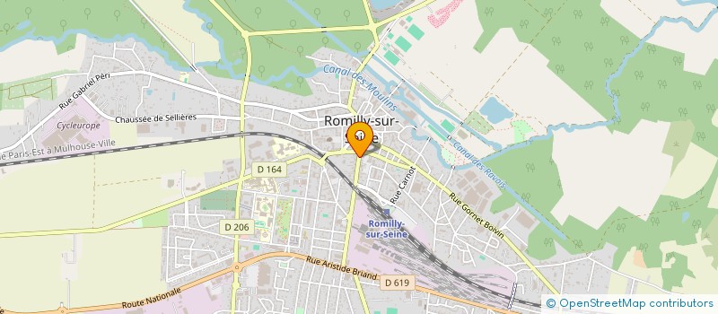 localisation de l'entreprise L'AMER SUCRE à ROMILLY-SUR-SEINE
