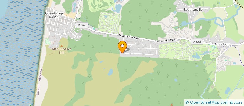 localisation de l'entreprise L'AMERIA  QUEND