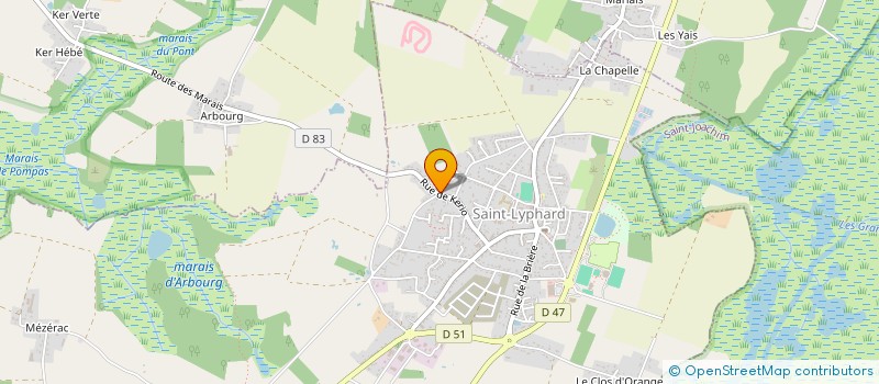 localisation de l'entreprise L'AMETHYSTE  SAINT-LYPHARD