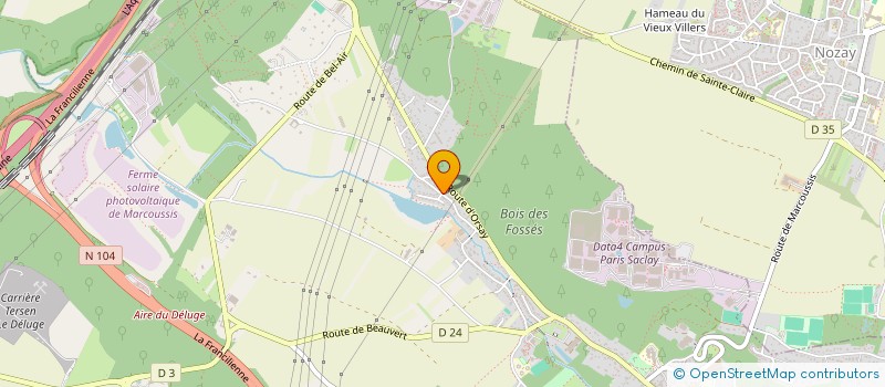 localisation de l'entreprise L'AMETHYSTE  MARCOUSSIS