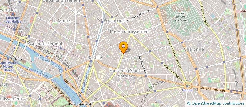 localisation de l'entreprise L AMEUBLEMENT FRANCAIS  PARIS