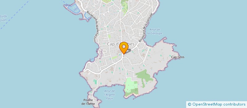localisation de l'entreprise L'AMFAR à ANTIBES