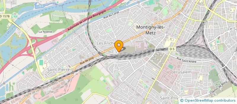 localisation de l'entreprise L'AMI CANIN à MONTIGNY-LES-METZ