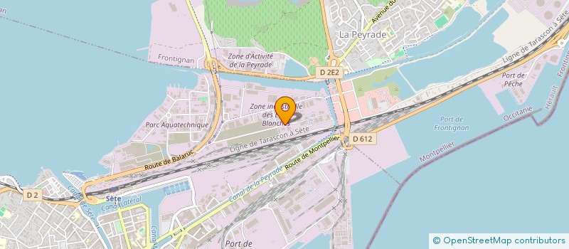 localisation de l'entreprise L'AMI DES TOUTOUS à SETE