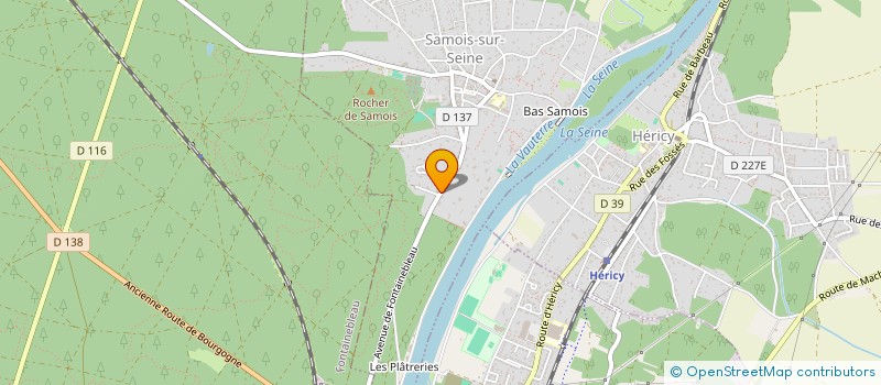 localisation de l'entreprise L'AMI DU CLERGE  SAMOIS-SUR-SEINE