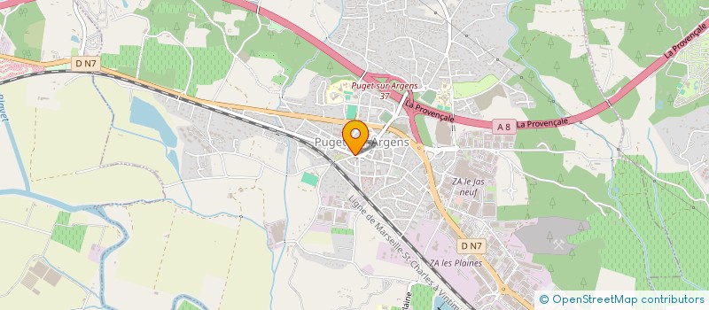 localisation de l'entreprise L AMI DU PAIN  PUGET-SUR-ARGENS