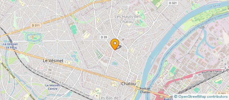 localisation de l'entreprise L'AMI DU PAIN  CHATOU