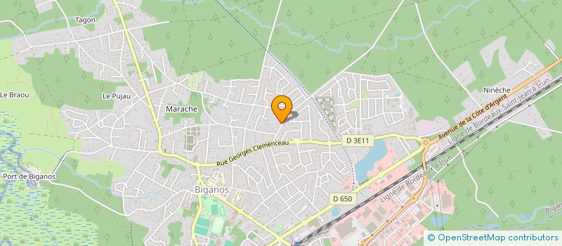 localisation de l'entreprise L'AMI DU PAIN  BIGANOS