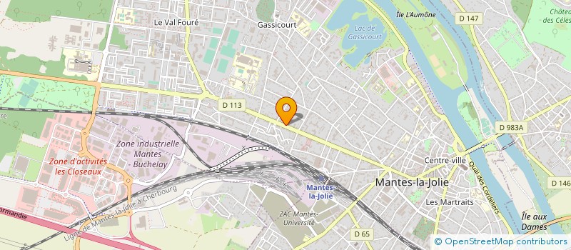 localisation de l'entreprise L AMI DU PAIN  MANTES-LA-JOLIE