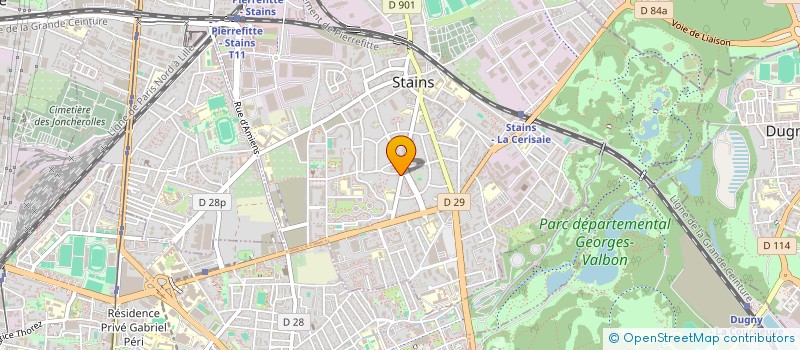 localisation de l'entreprise L'AMI DU PAIN à STAINS
