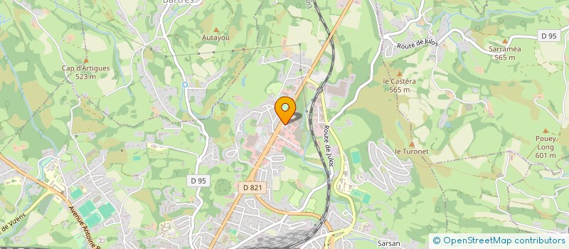 localisation de l'entreprise L'AMI DU PAIN  LOURDES