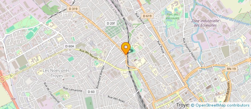 localisation de l'entreprise L'AMI DU PAIN PERDU à TROYES