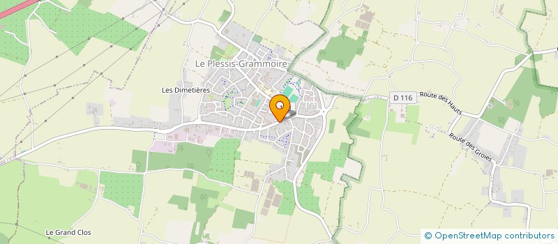 localisation de l'entreprise L'AMI DU PLESSIS  LE PLESSIS-GRAMMOIRE