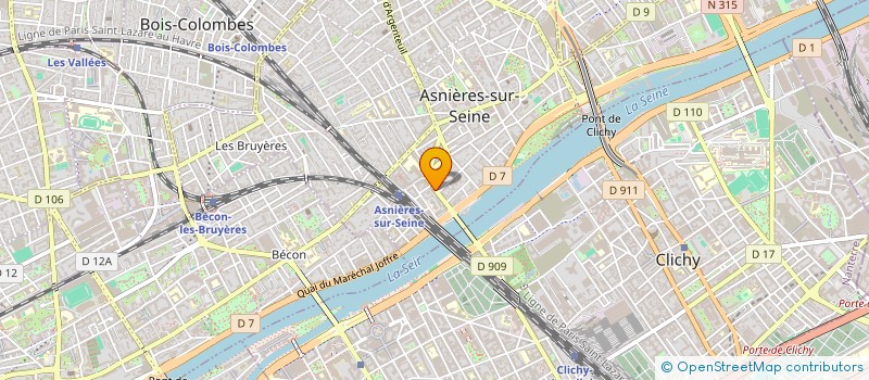 localisation de l'entreprise L'AMI IMMOBILIER GESTION à ASNIERES-SUR-SEINE