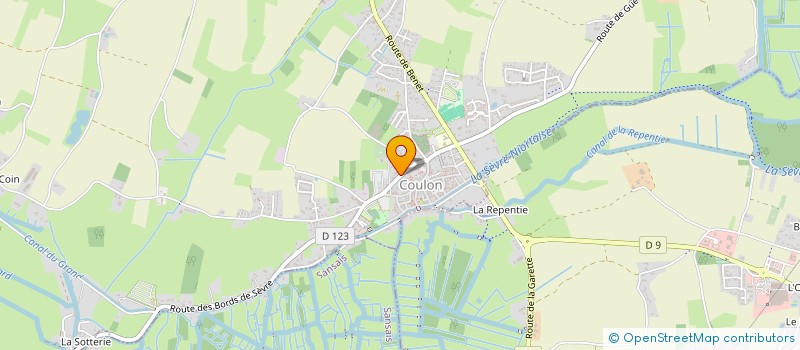 localisation de l'entreprise L'AMI P  COULON