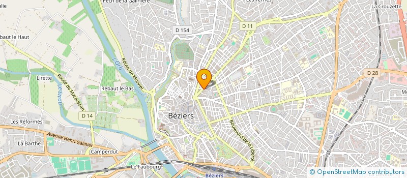 localisation de l'entreprise L'AMI RAGNAR à BEZIERS