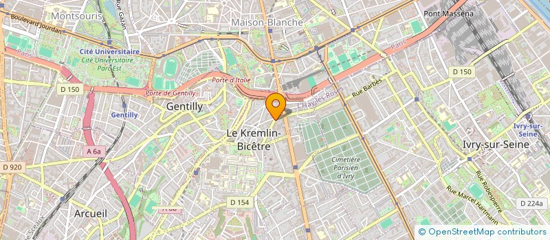 localisation de l'entreprise L'AMI ROLAND  LE KREMLIN-BICETRE