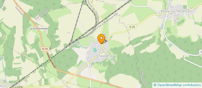 localisation de l'entreprise L'AMI TEMPS DES CALDES à CHAUDENAY