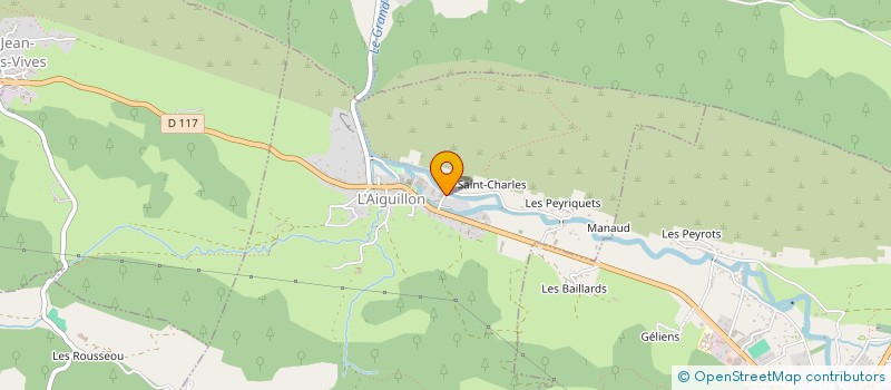 localisation de l'entreprise L'AMICAL SUR LES CHEMINS CATHARES à L'AIGUILLON