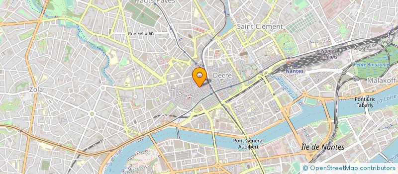 localisation de l'entreprise L'AMICALE à NANTES