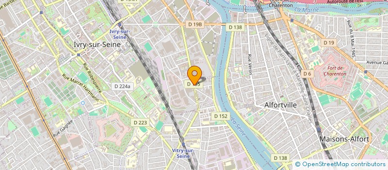 localisation de l'entreprise L'AMICALE ANATOLE FRANCE/CONSTANTIN à VITRY-SUR-SEINE