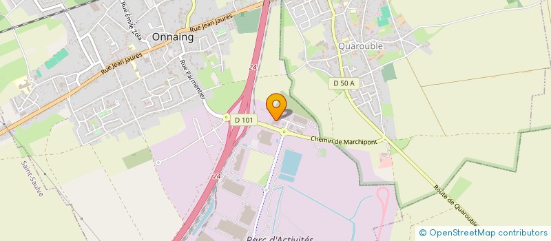 localisation de l'entreprise L'AMICALE BAVAY DOUALLE  ONNAING