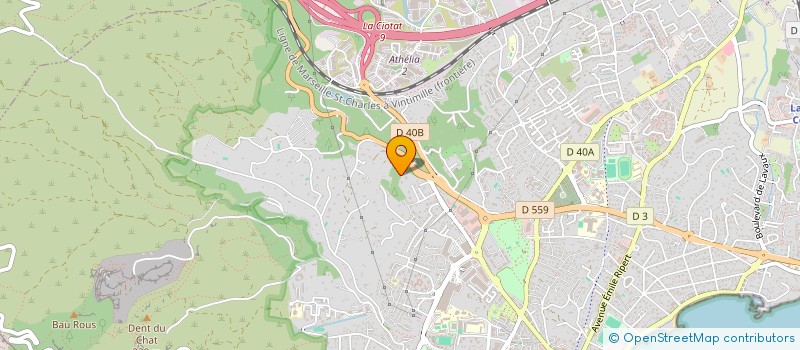 localisation de l'entreprise L AMICALE BOULE DE PASTRE  LA CIOTAT