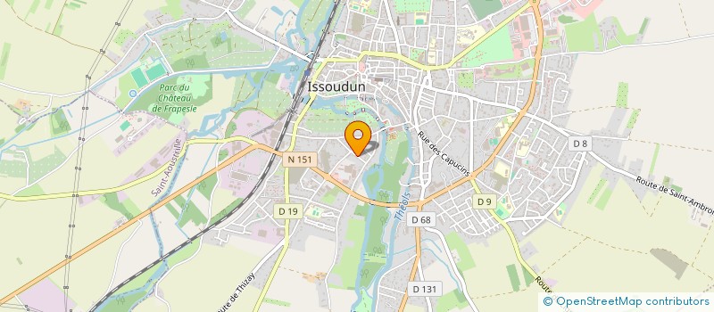 localisation de l'entreprise L'AMICALE CULINAIRE à ISSOUDUN