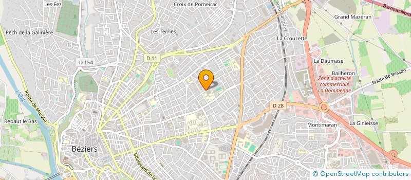 localisation de l'entreprise L'AMICALE DE BADONES à BEZIERS