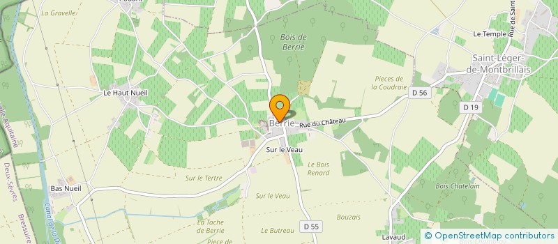 localisation de l'entreprise L'AMICALE DE BERRIE  BERRIE