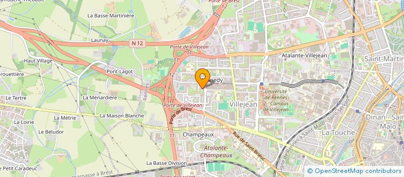 localisation de l'entreprise L'AMICALE DE CHANTALLE  RENNES