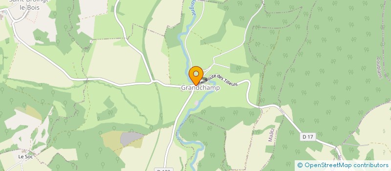 localisation de l'entreprise L'AMICALE DE GRANDCHAMP à GRANDCHAMP