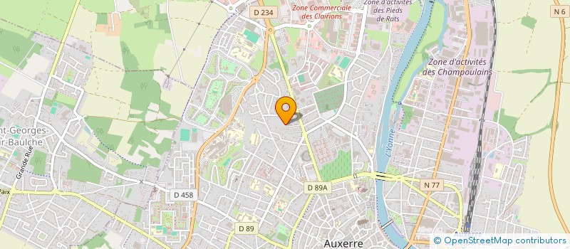 localisation de l'entreprise L'AMICALE DE LA DIRECTION à AUXERRE