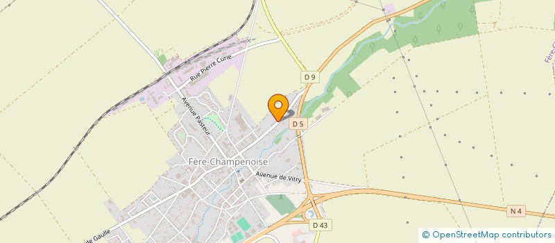 localisation de l'entreprise L'AMICALE DE LA FECULERIE  FERE-CHAMPENOISE