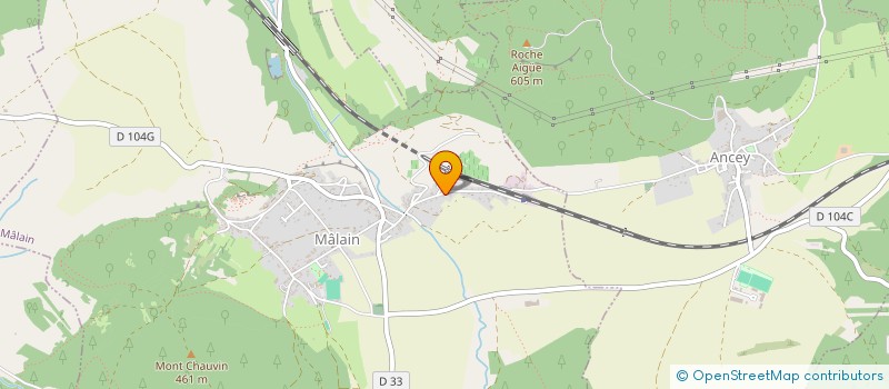 localisation de l'entreprise L'AMICALE DE LA GENTIANE  ANCEY