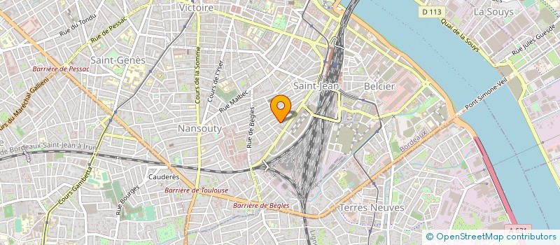 localisation de l'entreprise L'AMICALE DE LA PIZZA à BORDEAUX