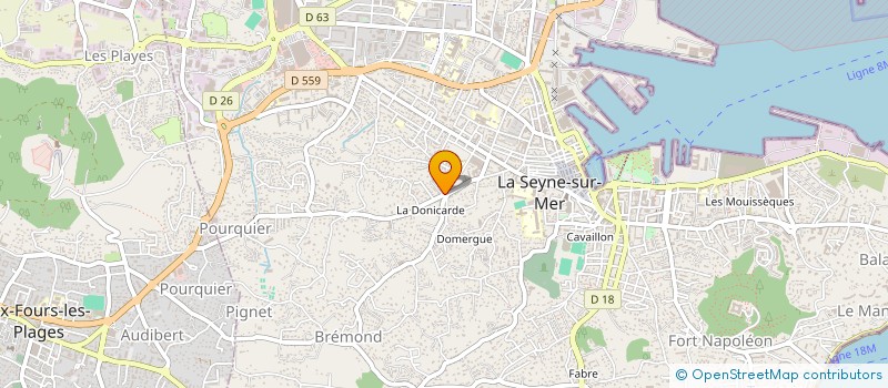 localisation de l'entreprise L'AMICALE DE LA PULSE à LA SEYNE-SUR-MER